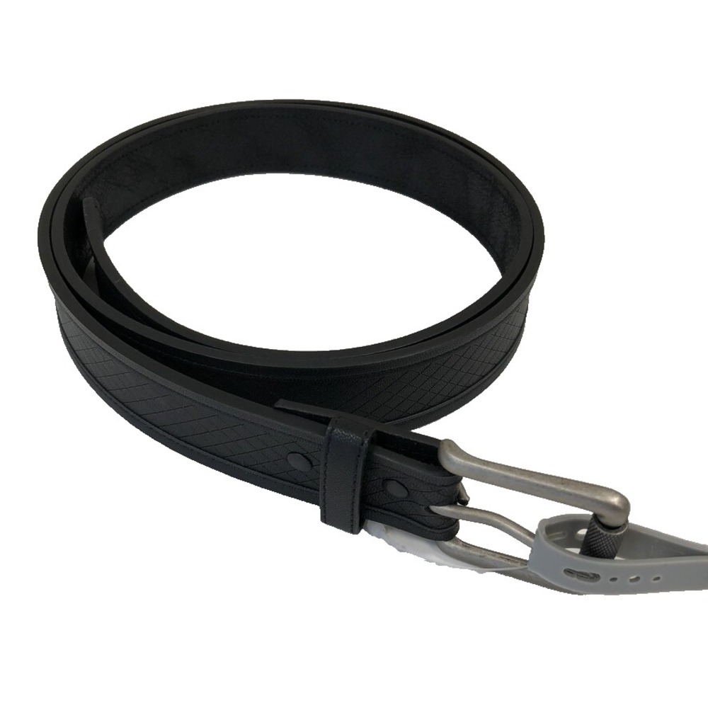 Danbury Belt Black Metallic Buckle Leather Quilted Casual Big Tall Mens 50